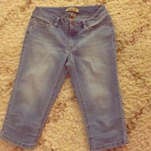 Blue Spice Cropped Jeans